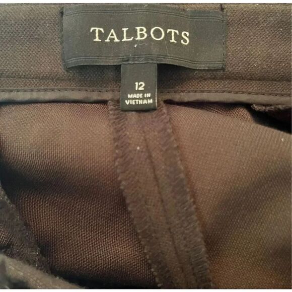 Talbots Dalton Riding Pants Skinny Ankle Dark Green Size 12 - Picture 5 of 5